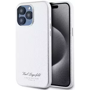 Tok Karl Lagerfeld Grained PU Hotel RSG Case for iPhone 15 Pro Grey (KLHCP15LPGWCMKHG) kép