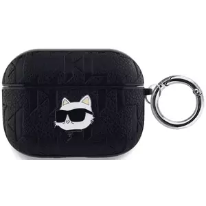 Tok Karl Lagerfeld PU Embossed Choupette Head Case for AirPods Pro Black (KLAPPGCHPK) kép