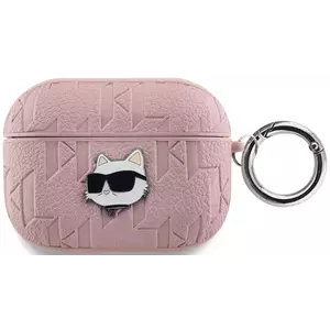 Tok Karl Lagerfeld PU Embossed Choupette Head Case for AirPods Pro Pink (KLAPPGCHPP) kép