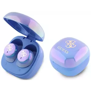 Fejhallgató Guess 4G Logo Mini TWS Wireless Earphones Blue (GUTWSJ144ESB) kép