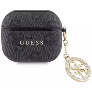 Tok Guess 4G Script PC/PU Charm Case for AirPods 3 Black (GUA3P4E4CDK) kép