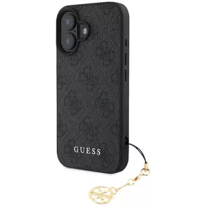 Tok Guess 4G Charm Case for iPhone 16 Tone on Tone Grey (GUHCP16SGF4GCK) kép