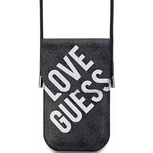 Guess PU 4G Big Love Logo Phone Bag Black (GUOWBPGP4NLGWK) kép