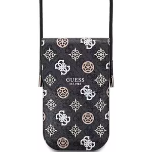 Guess PU 4G Peony Multicolor Phone Bag Black (GUOWBP4PEWPK) kép