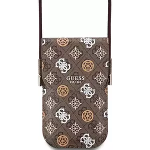 Guess PU 4G Peony Multicolor Phone Bag Brown (GUOWBP4PEWPW) kép