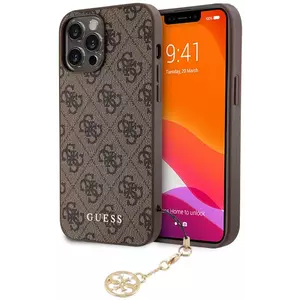 Tok Guess 4G Charm Case for iPhone 13 Pro Max Tone on Tone Brown (GUHCP13XGF4GCW) kép