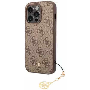 Tok Guess 4G Charm Case for iPhone 14 Pro Tone on Tone Brown (GUHCP14LGF4GCW) kép