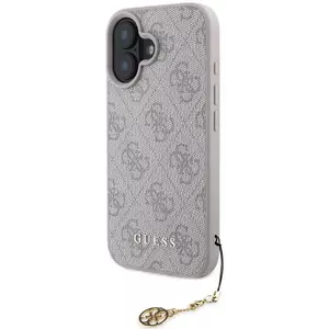 Tok Guess 4G Charm Case for iPhone 16 Tone on Tone Pink (GUHCP16SGF4GCP) kép