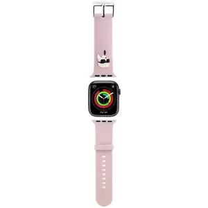 Óraszíj Karl Lagerfeld Karl Head NFT Watch Strap for Apple Watch 38/40/41 Pink (KLAWMSLKNP) kép