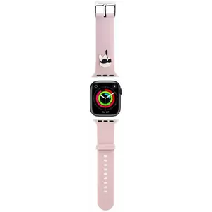 Óraszíj Karl Lagerfeld Karl Head NFT Watch Strap for Apple Watch 42/44/45/46/49 Pink (KLAWLSLKNP) kép