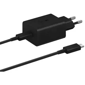 Töltő Samsung 1EP-T1510EBE + EP-DA705BBE 5W Travel Charger + USB-C/USB-C Data Cable Black (OOB Bulk) (57983112646) kép