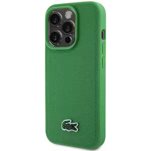 Tok Lacoste Iconic Petit Pique Woven Logo MagSafe Case for iPhone 15 Pro Max Green (LCHMP15XPVCN) kép