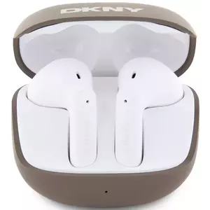 Fejhallgató DKNY Satiny Finish TWS Wireless Earphones Brown (DKTWST6AEHLW) kép