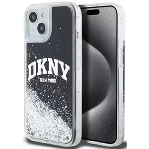 Tok DKNY Liquid Glitter Arch Logo Case for iPhone 11 Black (DKHCN61LBNAEK) kép