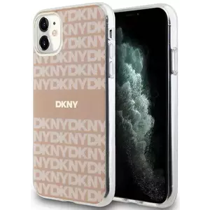 Tok DKNY PC/TPU Repeat Pattern Tonal Stripe Magsafe Case for iPhone 11 Pink (DKHMN61HRHSEP) kép