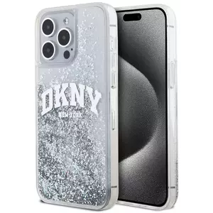 Tok DKNY Liquid Glitter Arch Logo Case for iPhone 15 Pro Max Transparent (DKHCP15XLBNAET) kép