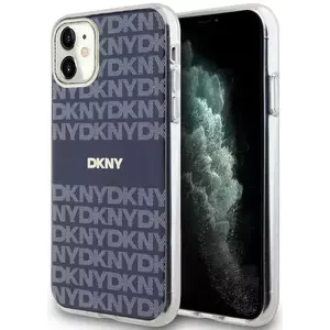 Tok DKNY PC/TPU Repeat Pattern Tonal Stripe Magsafe Case for iPhone 11 Blue (DKHMN61HRHSEB) kép