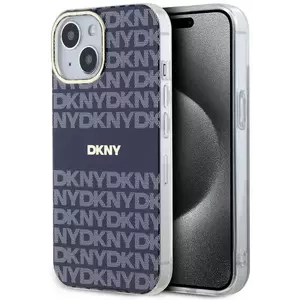 Tok DKNY PC/TPU Repeat Pattern Tonal Stripe Magsafe Case for iPhone 13 Blue (DKHMP13MHRHSEB) kép