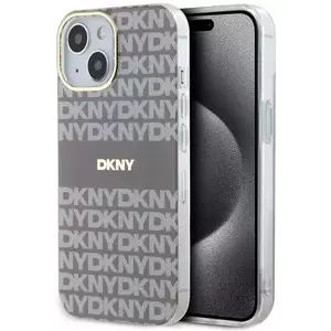 Tok DKNY PC/TPU Repeat Pattern Tonal Stripe Magsafe Case for iPhone 13 Beige (DKHMP13MHRHSEE) kép