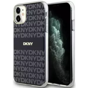 Tok DKNY PC/TPU Repeat Pattern Tonal Stripe Magsafe Case for iPhone 11 Black (DKHMN61HRHSEK) kép