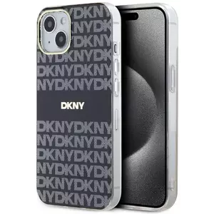 Tok DKNY PC/TPU Repeat Pattern Tonal Stripe Magsafe Case for iPhone 13 Black (DKHMP13MHRHSEK) kép