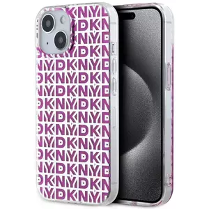 Tok DKNY PC/TPU Repeat Pattern Case for iPhone 15 Pink (DKHCP15SHOPECP) kép