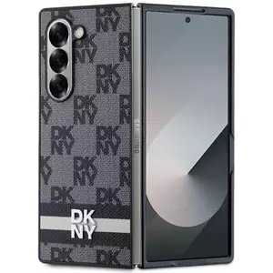 Tok DKNY PU Leather Checkered Pattern and Stripe Case for Samsung Galaxy Z Fold 6 Black (DKHCZFD6PCPTSSK) kép