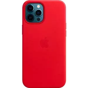 Tok Apple MHKJ3ZA/A Leather Magsafe Cover for iPhone 12 Pro Max Scarlet (MHKJ3ZA/A) kép