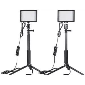 A fény Kit Neewer ZC-10S two lamps LED + filters + tripods kép