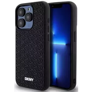 Tok DKNY DKHCP15L3DRPWK iPhone 15 Pro 6.1" black hardcase 3D Rubber Repeat Pattern (DKHCP15L3DRPWK) kép