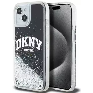 Tok DKNY DKHCP15MLBNAEK iPhone 15 Plus 6.7" black hardcase Liquid Glitter Big Logo (DKHCP15MLBNAEK) kép