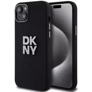 Tok DKNY DKHCP15SSMCBSK iPhone 15 6.1" black hardcase Liquid Silicone Metal Logo (DKHCP15SSMCBSK) kép