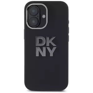 Tok DKNY DKHCP16SSMCBSK iPhone 16 6.1" black hardcase Liquid Silicone Metal Logo (DKHCP16SSMCBSK) kép