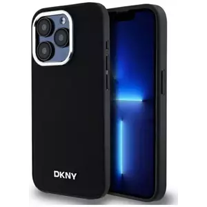 Tok DKNY DKHMP15LPSCMCLK iPhone 15 Pro 6.1" black hardcase Plain Logo MagSafe (DKHMP15LPSCMCLK) kép