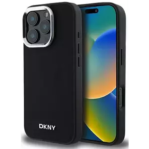 Tok DKNY DKHMP16XPSCMCLK iPhone 16 Pro Max 6.9" black hardcase Plain Silver Logo MagSafe (DKHMP16XPSCMCLK) kép