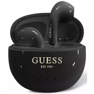 Fejhallgató Guess Glossy Effect Egg Shape Printed Classic Logo TWS headphones black (GUTWSOGELEK) kép