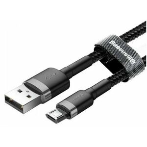 Baseus Cafule MicroUSB kábel 2, 4A 1m, Szürke-Fekete kép