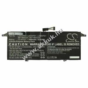 Helyettesítő akku Lenovo ThinkBook 13x ITG 20WJ002LGE 3400mAh kép