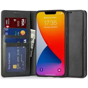 Tok TECH-PROTECT WALLET MAGNET IPHONE 14 PLUS BLACK (9589046925672) kép