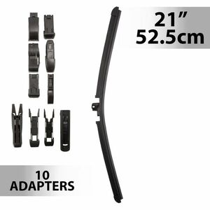 Ablaktörlő 21"/52, 5 cm - 10 db adapterrel kép