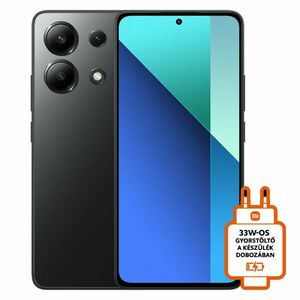 Redmi Note 13 8GB+256GB okostelefon, Midnight Black kép