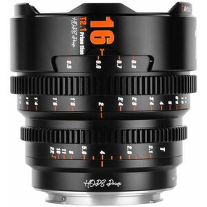 16mm T2.1 Cine Hope (Sony-E) S35 (16T21B-E) kép