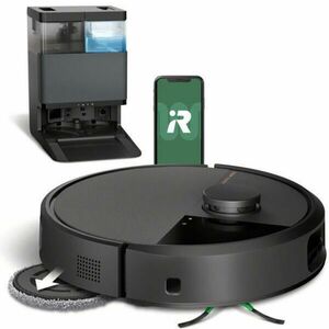Roomba Plus 505 Combo & AutoWash Dock Black (N185040) kép