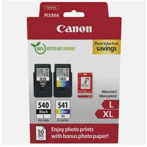 PG-540 L / CL-541 XL / 50 pcs GP501 10x15 Photo Paper Multipack (984510) kép