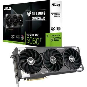 TUF Gaming GeForce RTX 5060 Ti OC 16GB GDDR7 128bit (TUF-RTX5060TI-O16G-GAMING/90YV0MG0-M0NA00) kép