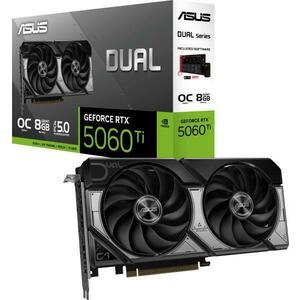 GeForce RTX 5060 Ti Dual OC 8GB GDDR7 128bit (DUAL-RTX5060TI-O8G/90YV0MP2-M0NA00) kép