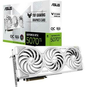 TUF Gaming GeForce RTX 5070 Ti WHITE OC 16GB GDDR7 256bit (TUF-RTX5070TI-O16G-WHITE-GAMING) kép