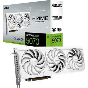 GeForce RTX 5070 PRIME White OC 12GB GDDR7 192bit (PRIME-RTX5070-O12G-WHITE/90YV0M19-M0NA00) kép