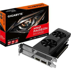 Radeon RX 6400 D6 LOW PROFILE 4GB GDDR6 64bit (GV-R64D6-4GL) kép