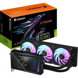 AORUS GeForce RTX 5080 Xtreme Waterforce 16GB GDDR7 256bit (N5080AORUSX W-16GD) kép